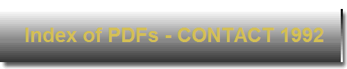 Index of PDFs - CONTACT 1992